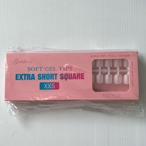 Soft Gel Tips Extra Short Square 300 pieces NEW 3 for $20